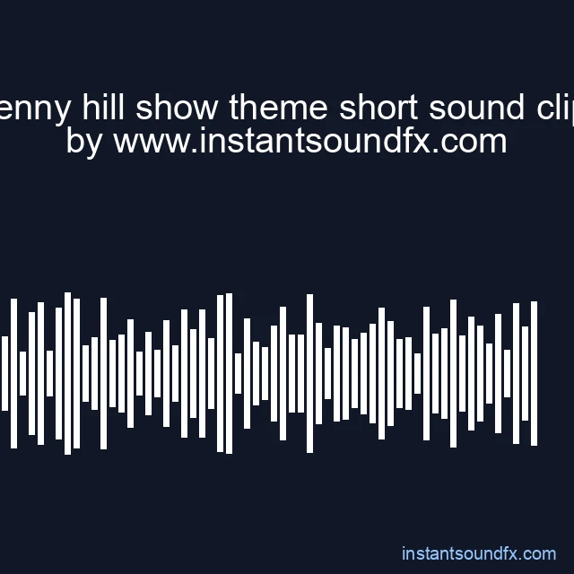 the benny hill show theme short sound clip and image
