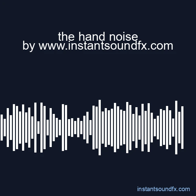 the hand noise image
