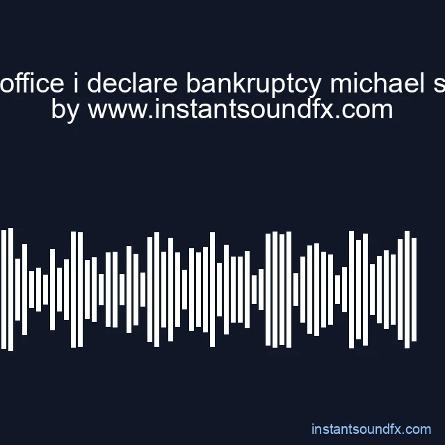 the office i declare bankruptcy michael scott image
