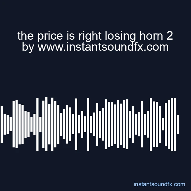 the price is right losing horn 2 image