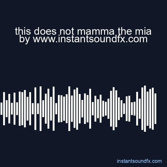 this does not mamma the mia image