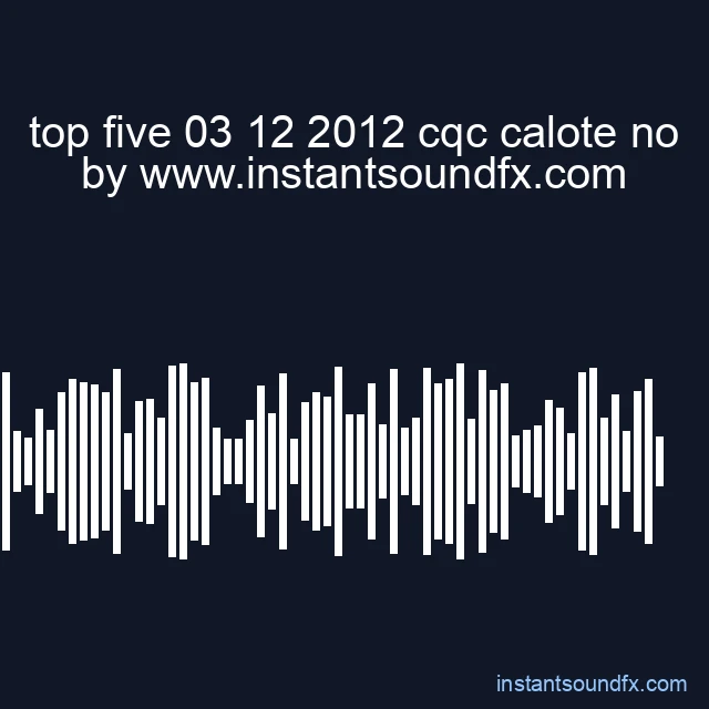 top five 03 12 2012 cqc calote no image