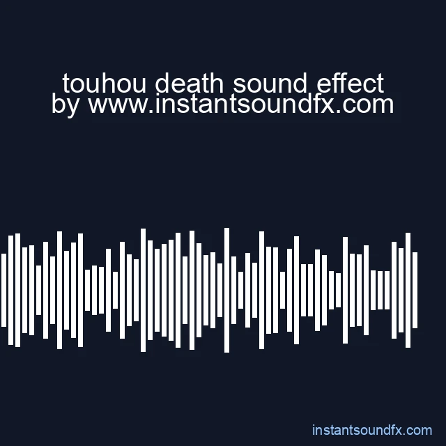 touhou death sound effect image
