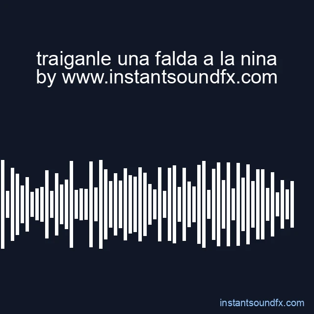 traiganle una falda a la nina image