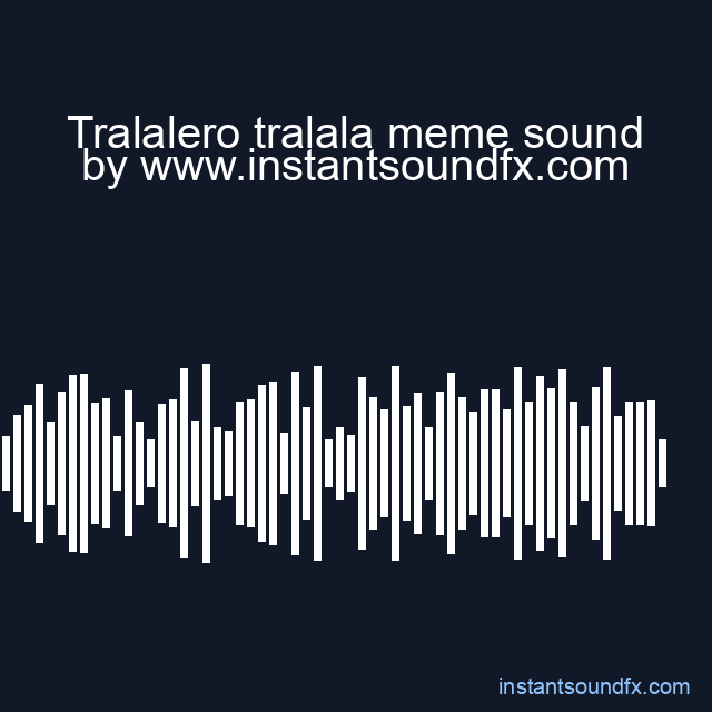 Tralalero tralala meme sound image