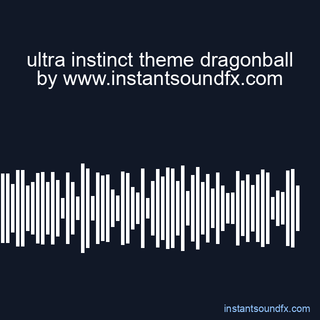 ultra instinct theme dragonball image