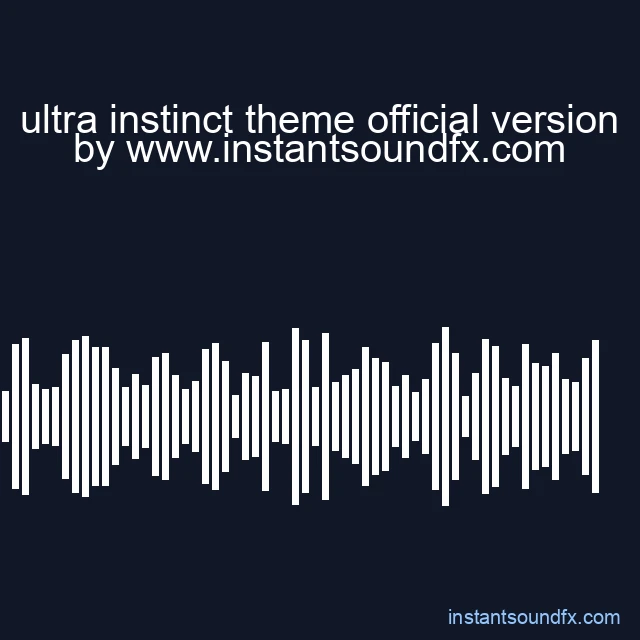 ultra instinct theme official version image
