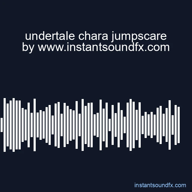 undertale chara jumpscare image