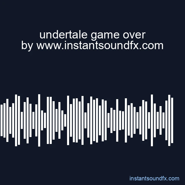 undertale game over image