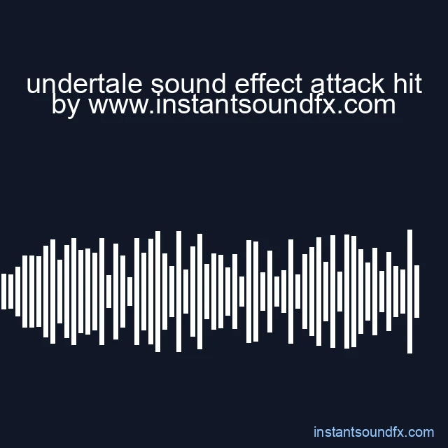 undertale sound effect attack hit image