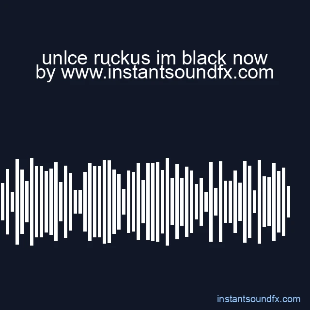 unlce ruckus im black now image