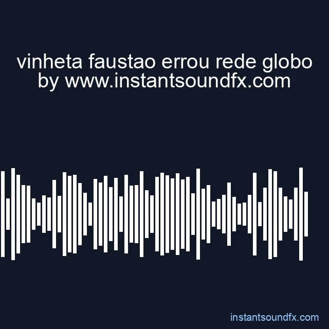vinheta faustao errou rede globo image