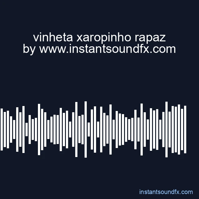 vinheta xaropinho rapaz image