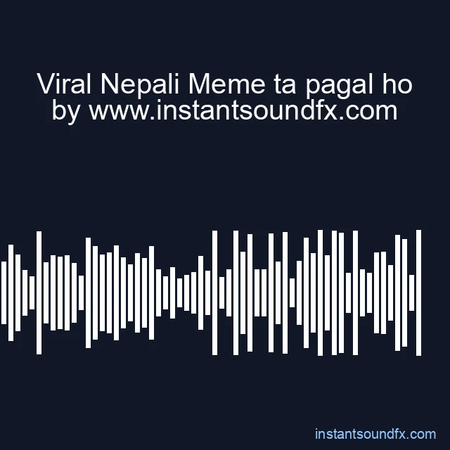 Viral Nepali Meme ta pagal ho image