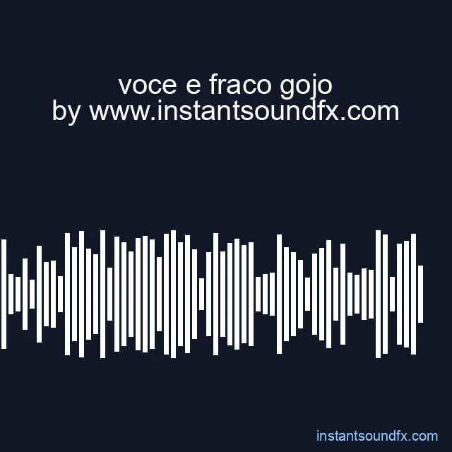 voce e fraco gojo image