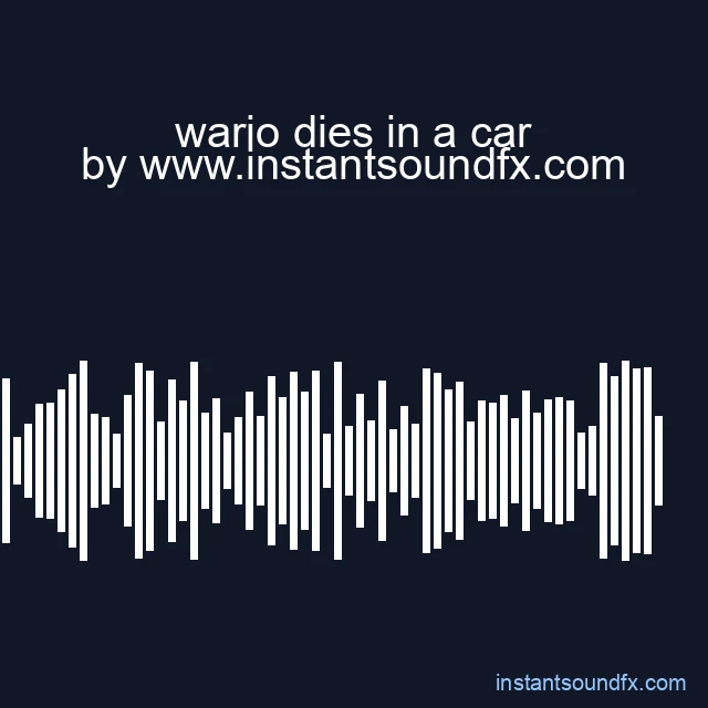 wario dies in a car image