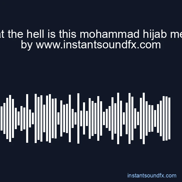 what the hell is this mohammad hijab meme image