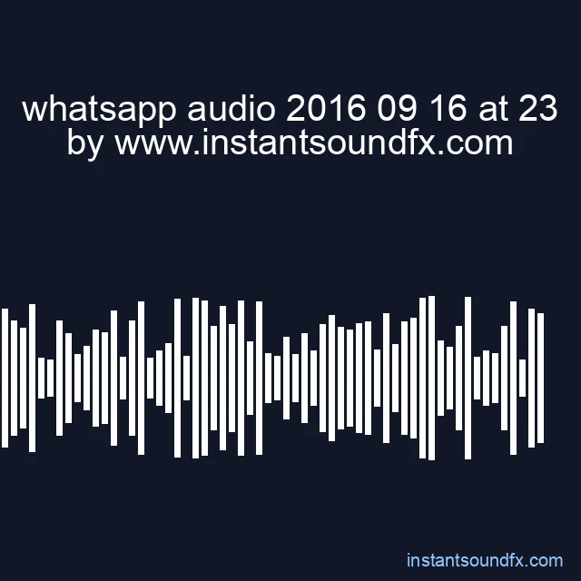whatsapp audio 2016 09 16 at 23 image