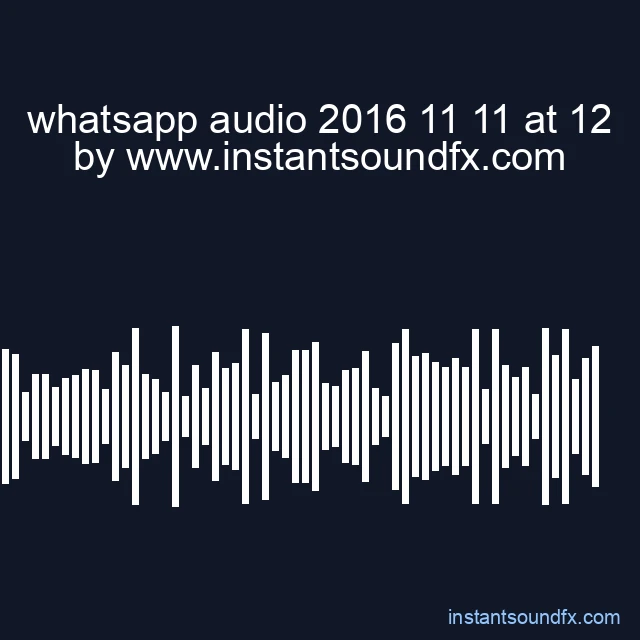 whatsapp audio 2016 11 11 at 12 image