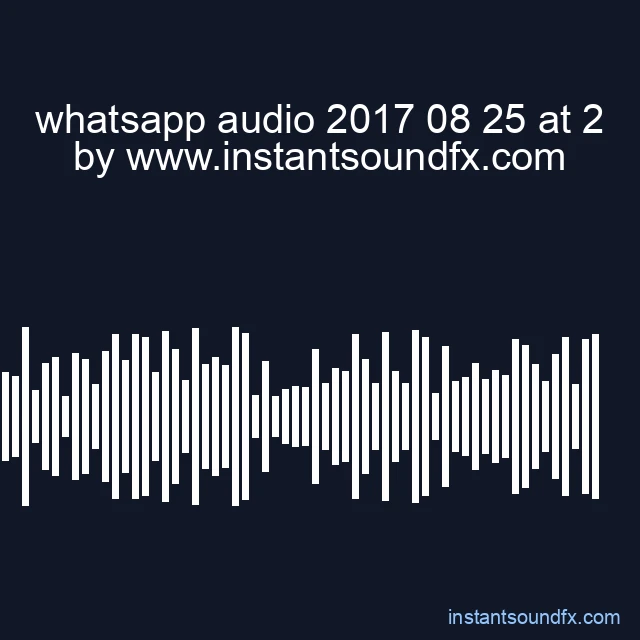 whatsapp audio 2017 08 25 at 2 image