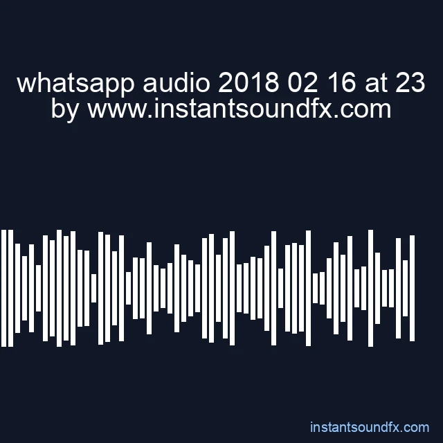 whatsapp audio 2018 02 16 at 23 image
