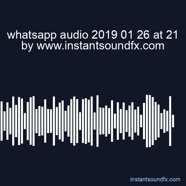 whatsapp audio 2019 01 26 at 21 image