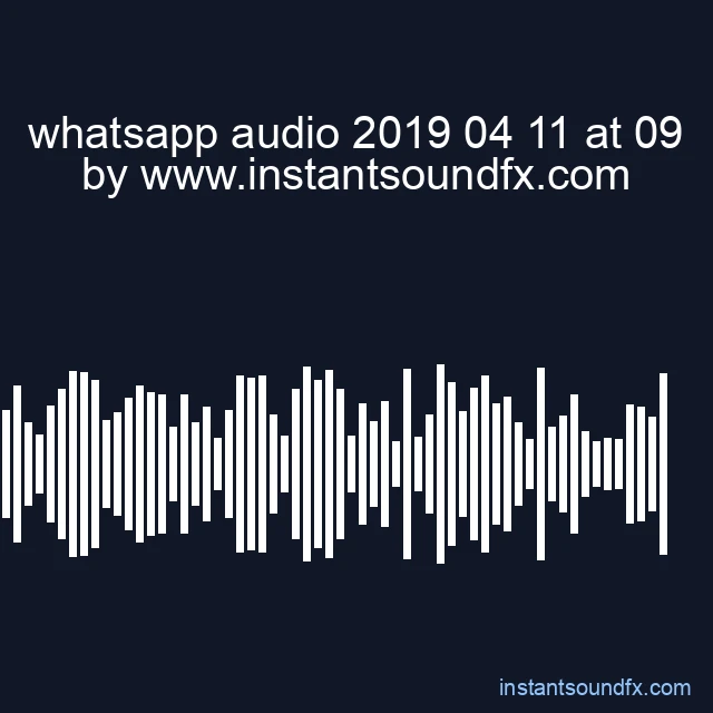whatsapp audio 2019 04 11 at 09 image