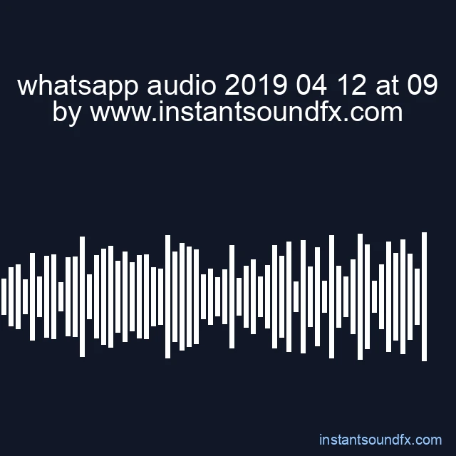 whatsapp audio 2019 04 12 at 09 image