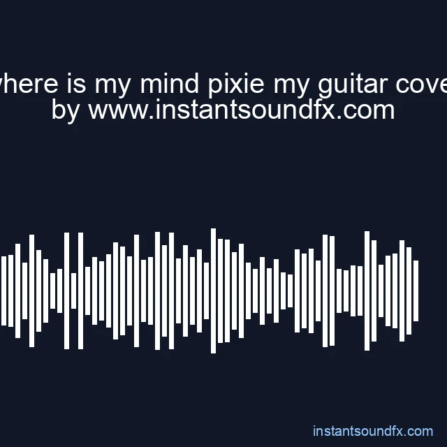 where is my mind pixie my guitar cover image