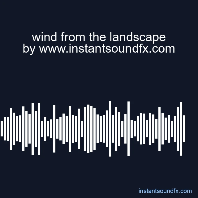 wind from the landscape image