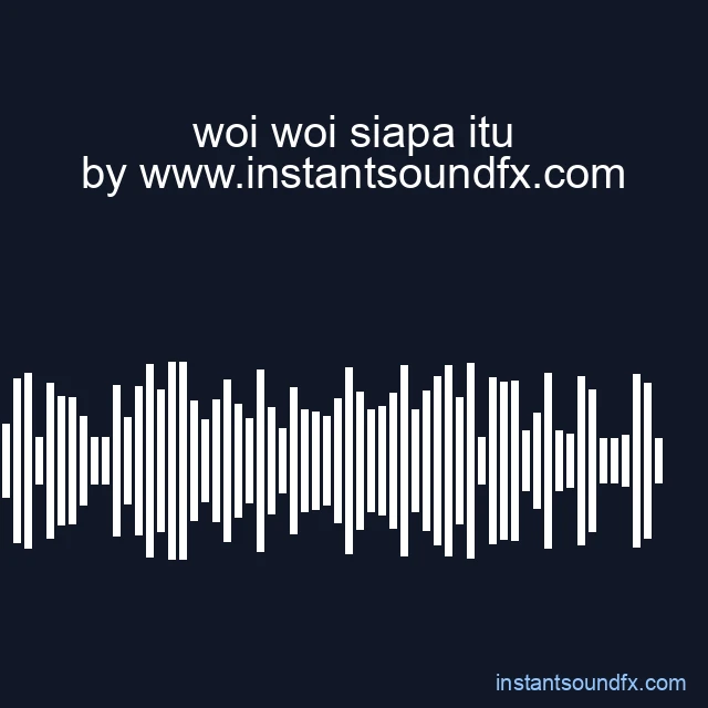 woi woi siapa itu image