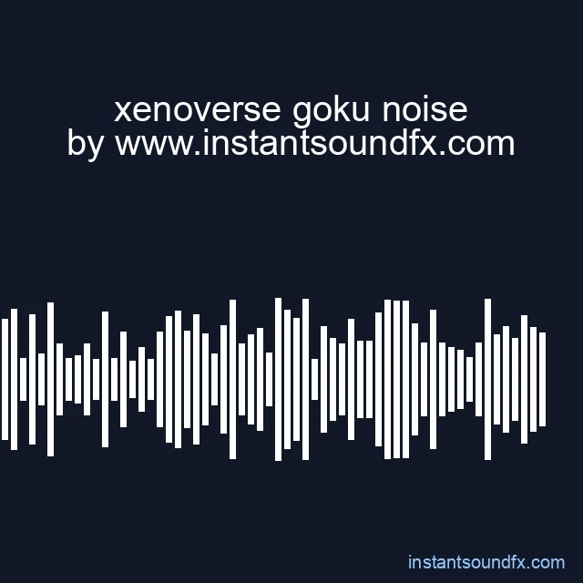 xenoverse goku noise image