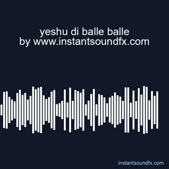 yeshu di balle balle image