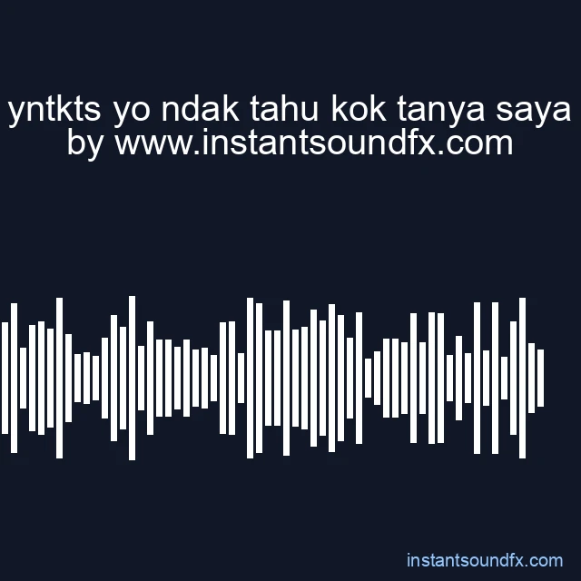 yntkts yo ndak tahu kok tanya saya image