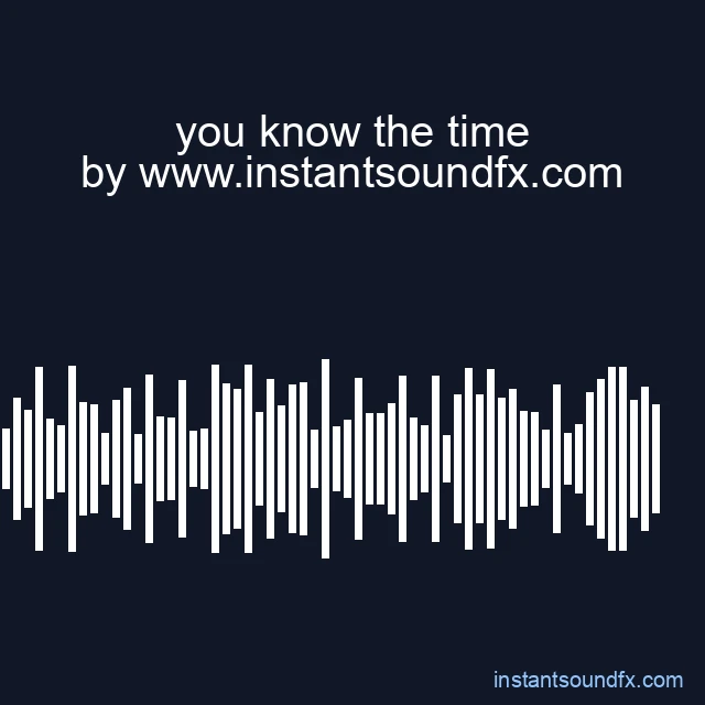 you know the time image