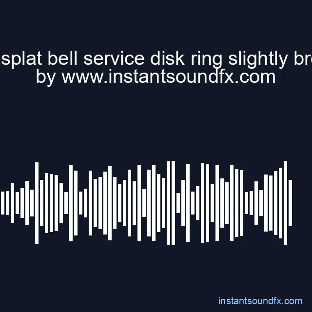 zapsplat bell service disk ring slightly broke image