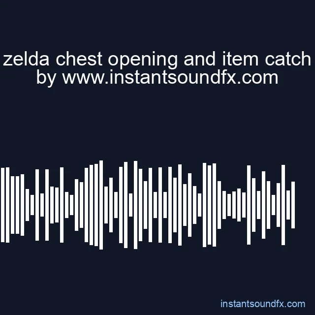zelda chest opening and item catch image