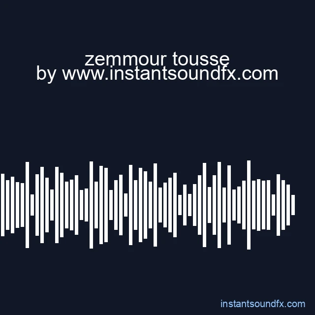 zemmour tousse image