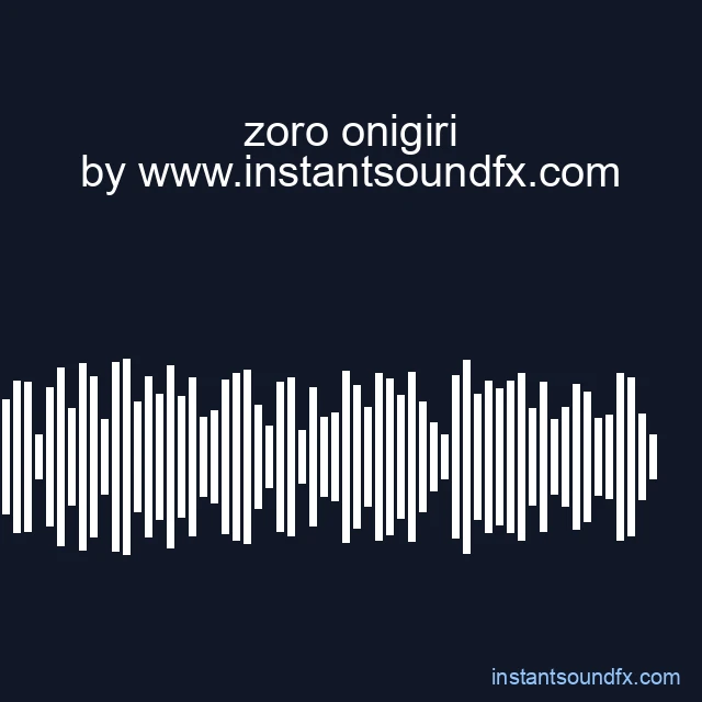 zoro onigiri image