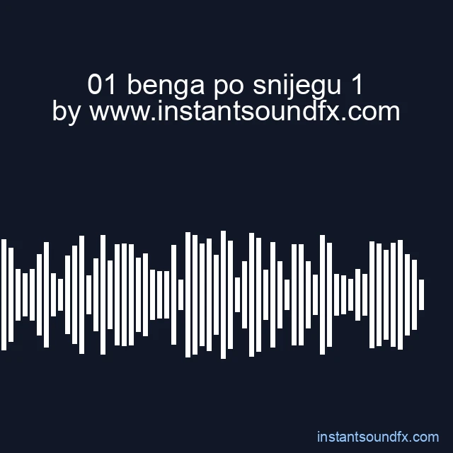 01 benga po snijegu 1 image