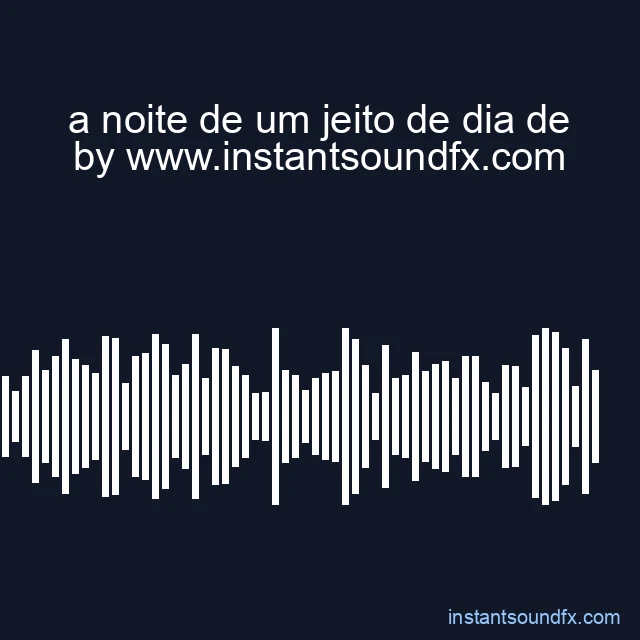 a noite de um jeito de dia de image