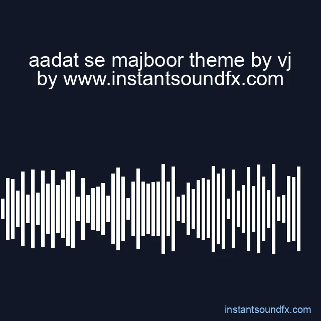 aadat se majboor theme by vj image