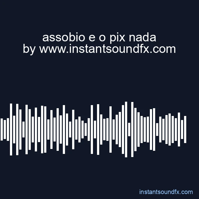 assobio e o pix nada image