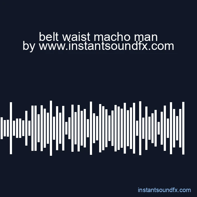 belt waist macho man image