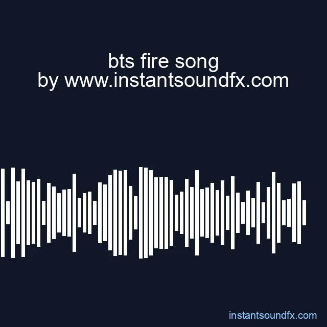bts fire song image