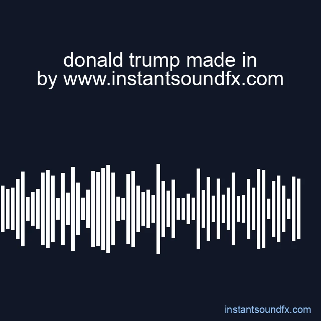 donald trump made in image