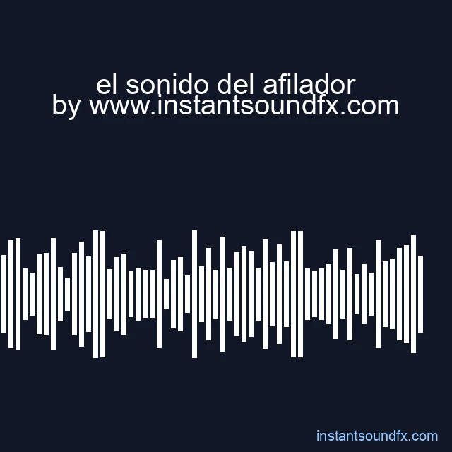 el sonido del afilador image