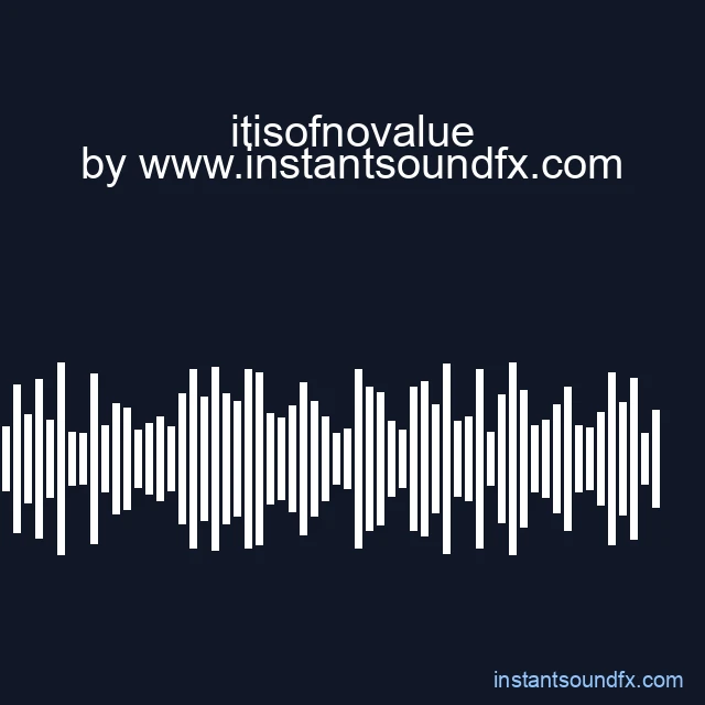 itisofnovalue image