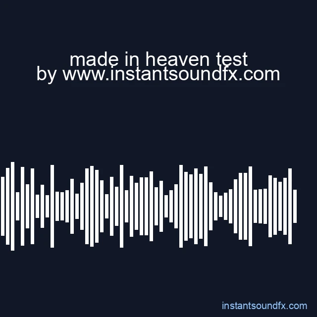 made in heaven test image
