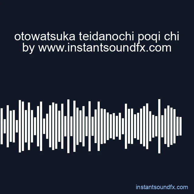 otowatsuka teidanochi poqi chi image